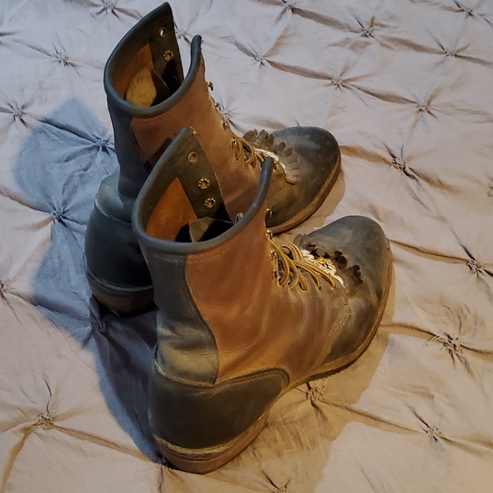 Women's Leather Riding Boots - Picture 2 of 3